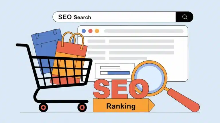 Seo for e-handel: hvordan få nettbutikken din til å rangere høyere – illustrasjon