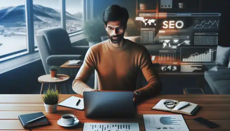 Hvordan skrive seo-vennlig innhold som rangerer høyt: strategi, struktur og lesbarhet – illustrasjon
