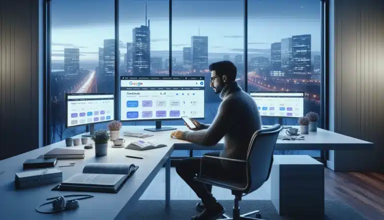 Norwegian marketers plan 2026 seo strategies in a modern oslo office with ai tools